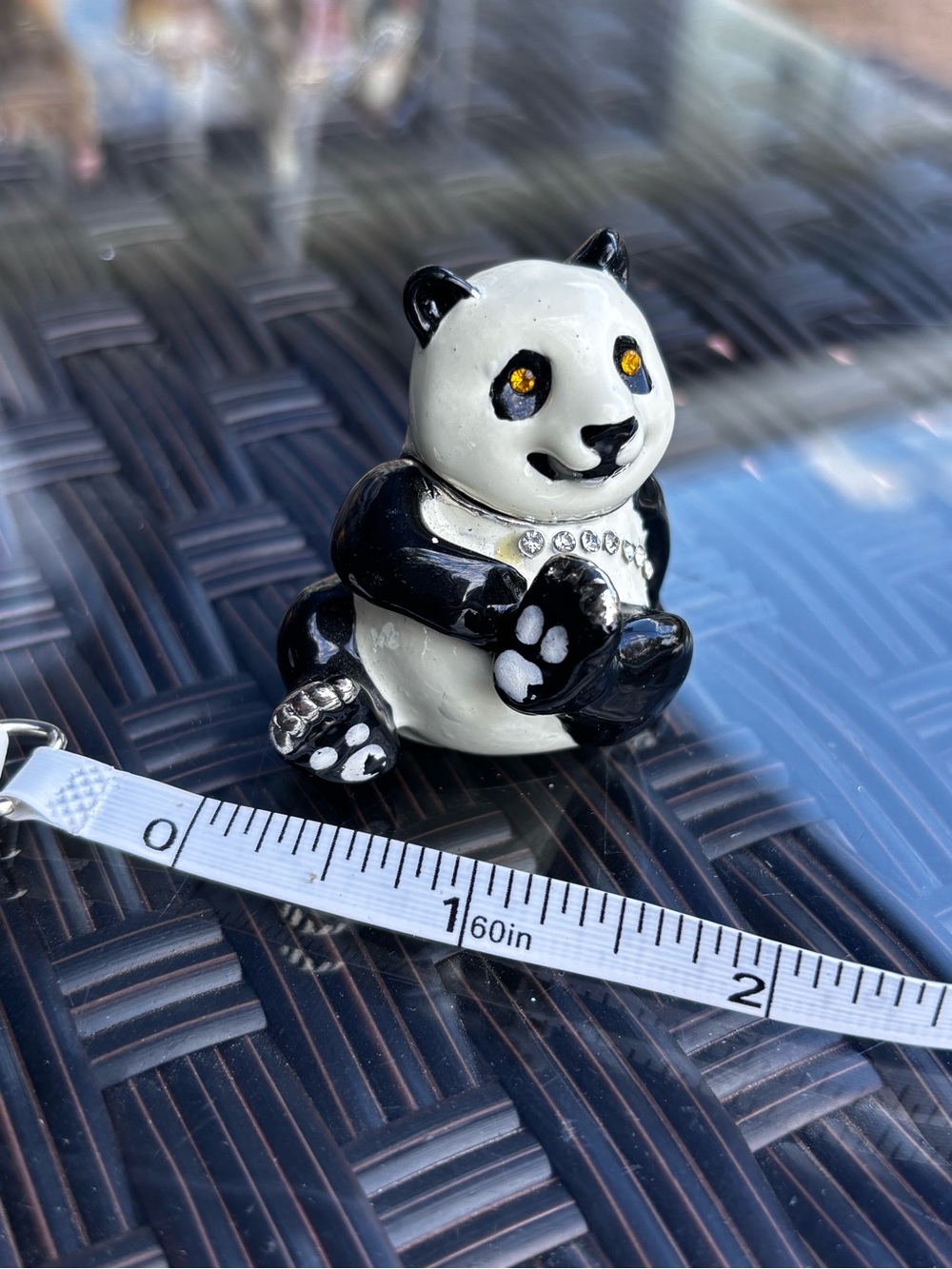 Panda Trinket- Black & White